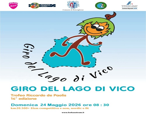 locandina lago di vico 2026 aggiornata